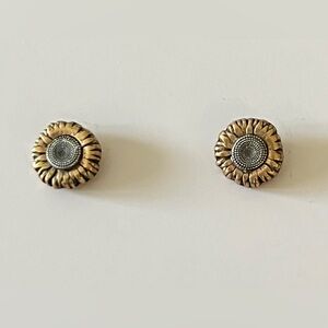 EUC Alex and Ani Sunflower Stud Earrings